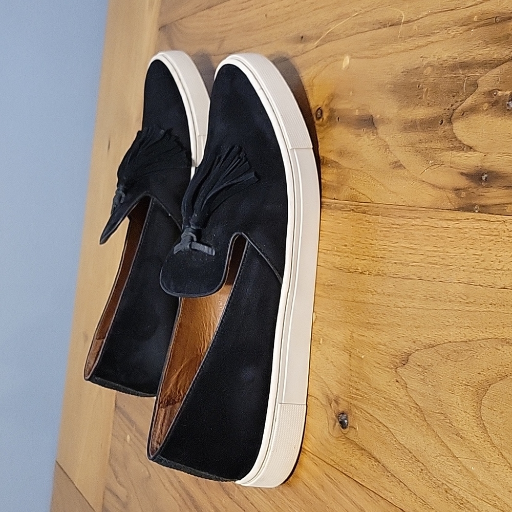 Women's 9 Frye Black Gemma slip on